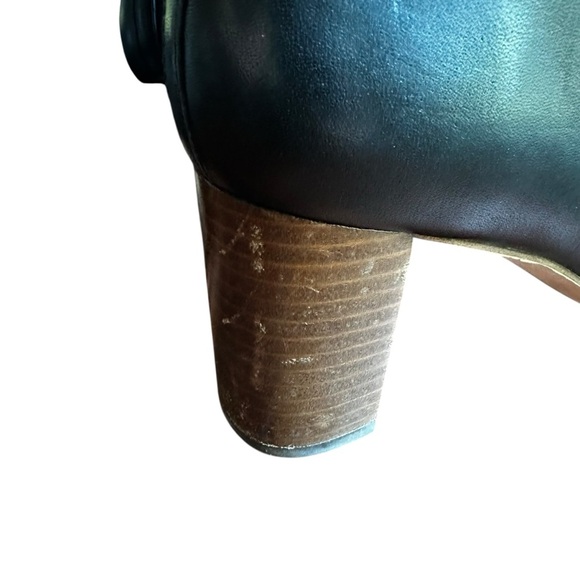 Pied De Biche Paris Black Leather Boots 39 /US 8 - Picture 11 of 12